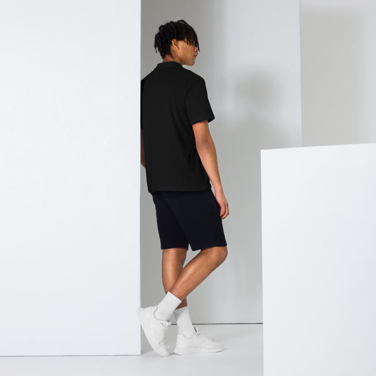 schwarzes Poloshirt