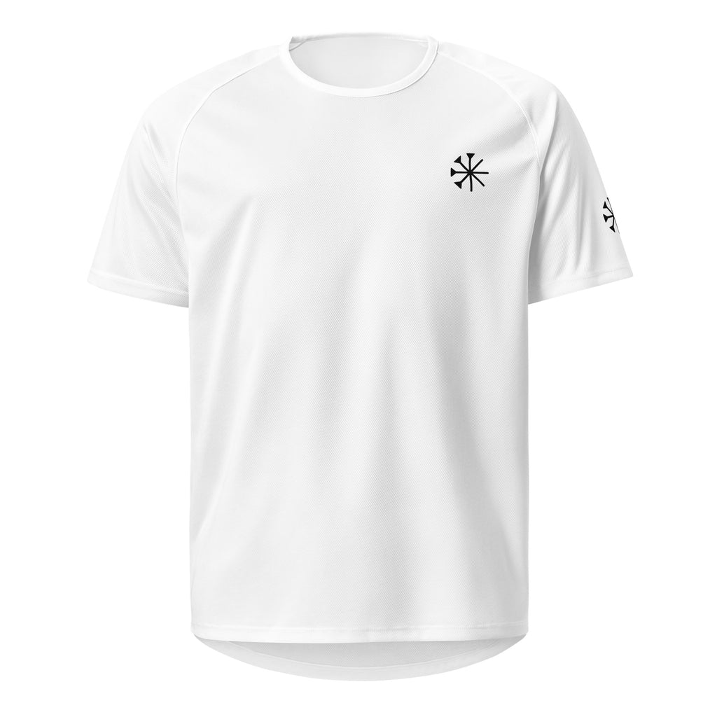 weißes Trikot mit yezidischen zeichen